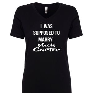 Nick Carter Backstreet Boys women's shirt
